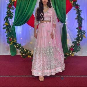 Pink lehenga size 32